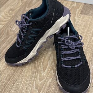 Columbia Women's Black and Purple Trail Sneakers
